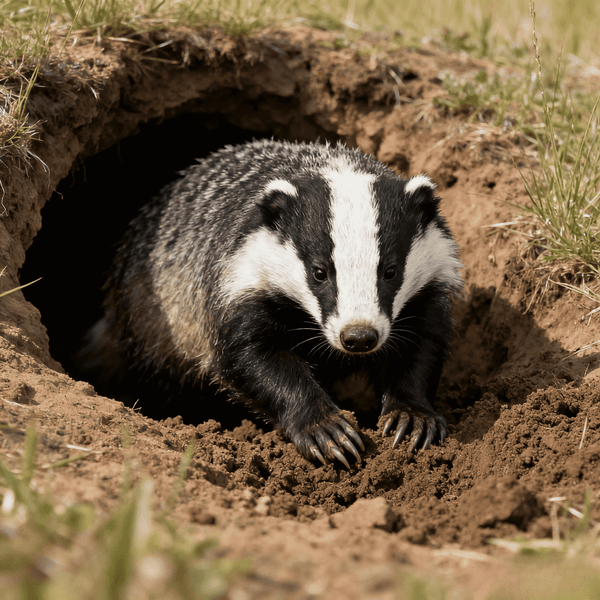 Badger making Growl sound - Listen to Badger sounds online